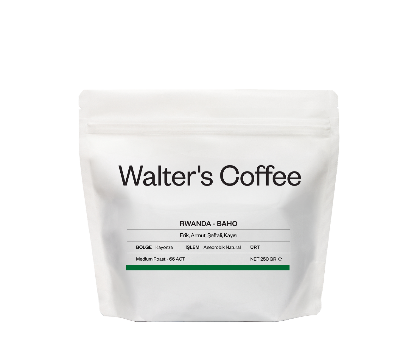 Rwanda Baho Anaerobik Natural Specialty Kahve 250GR - Walter's Coffee
